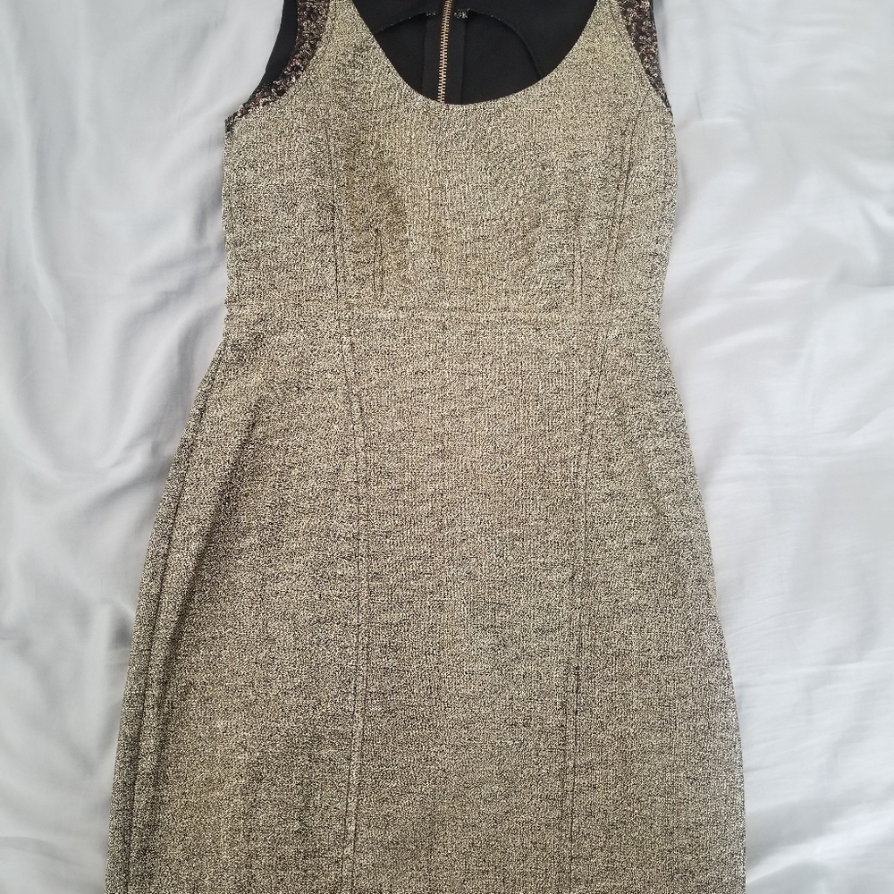Sparkly Gold Dress- Wow Culture - Sm